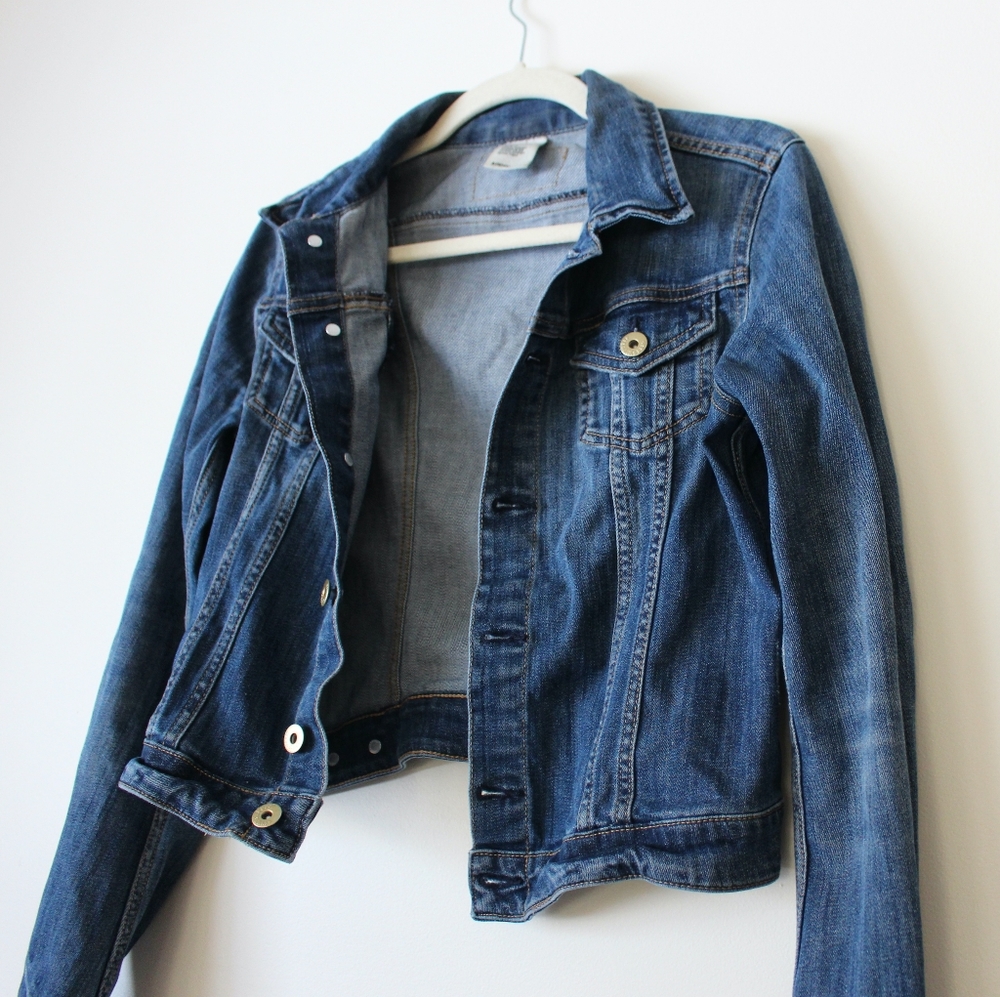 H&M | Denim Blue Jean Jacket Cropped